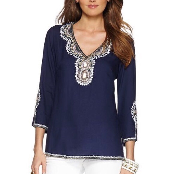 Lily Pulitzer Braydon Tunic Size Medium - Picture 1 of 9